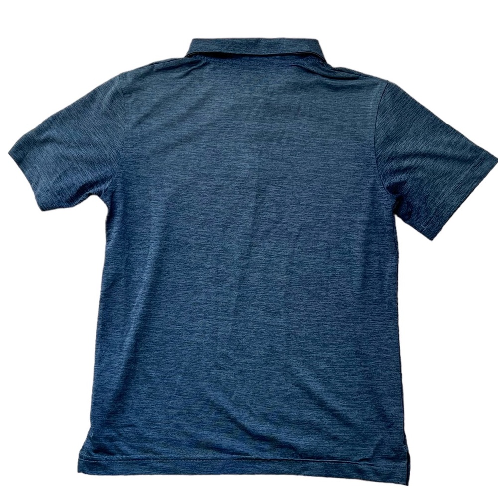 Slazenger Golf Boys Blue Gray Pol Shirt - Picture 2 of 4